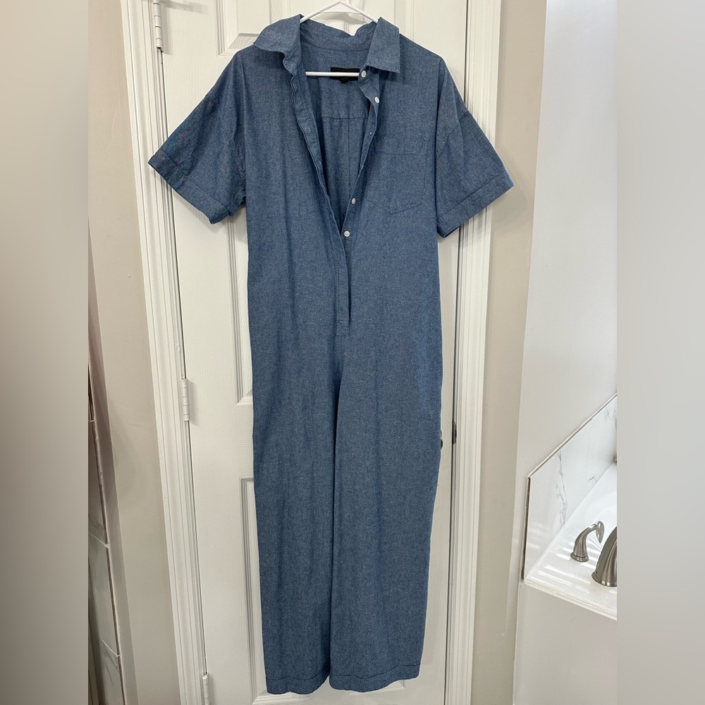 Banana Republic Factory Blue Jumpsuit